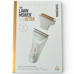 MANSCAPED‎ The Lawn Mower 5.0 Ultra Groin & Body Hair Trimmer Razor NEW White